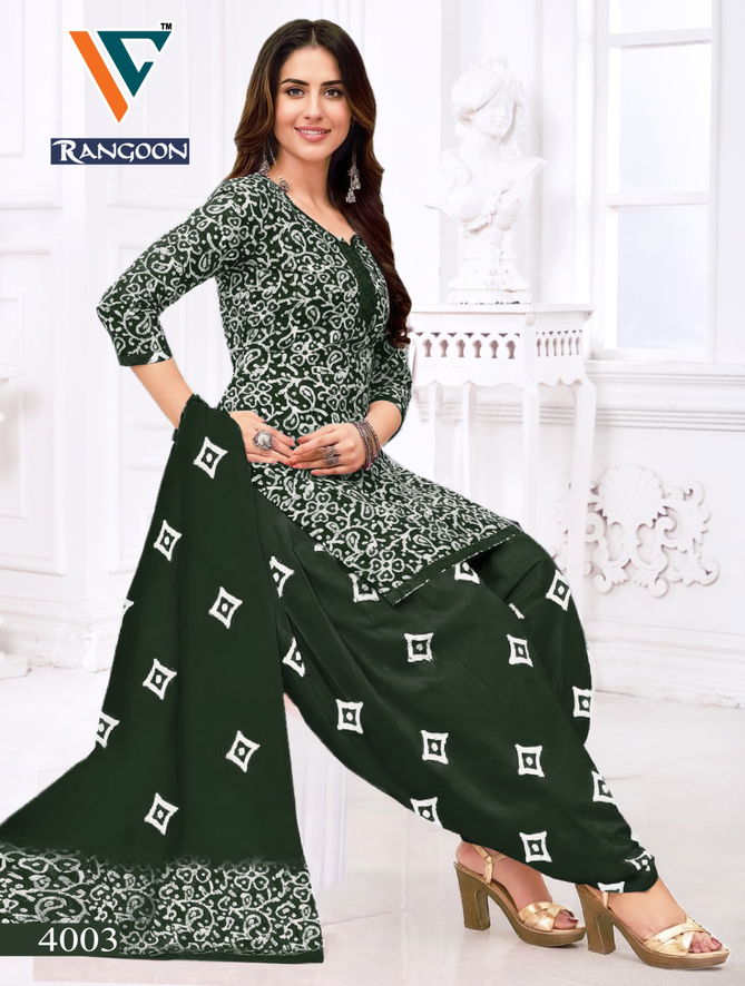 Rangoon Vol 4 By Vandana C Printed Cotton Dress Material Wholesale Price In Surat
